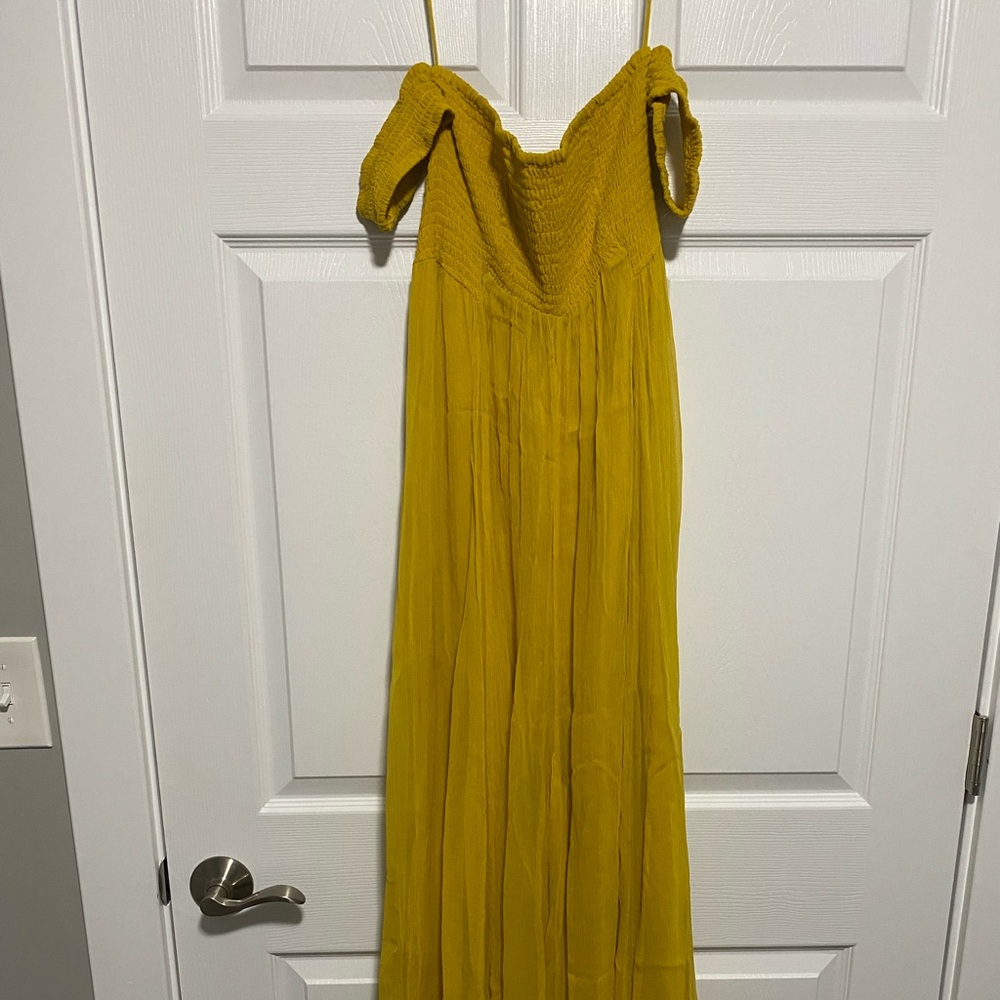 Free People off the shoulder jumpsuit